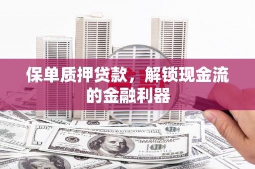万载保单质押贷款，解锁现金流的金融利器