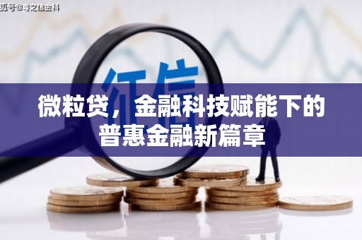 万载微粒贷，金融科技赋能下的普惠金融新篇章
