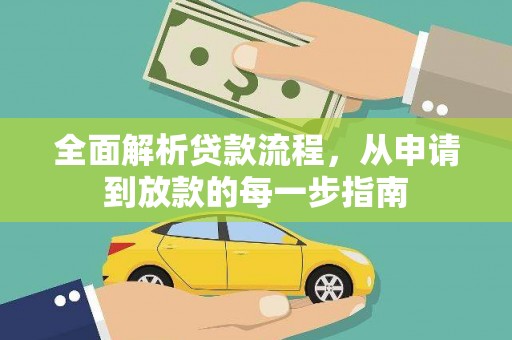万载全面解析贷款流程，从申请到放款的每一步指南
