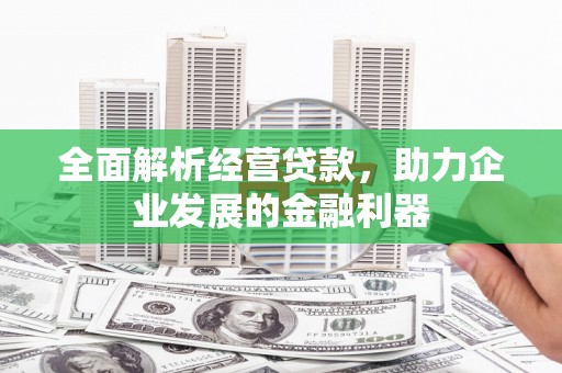 万载全面解析经营贷款，助力企业发展的金融利器
