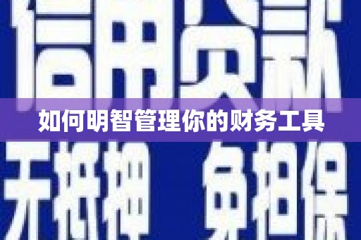 万载如何明智管理你的财务工具