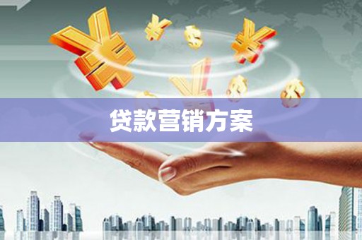 万载贷款营销方案
