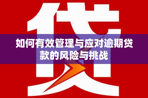 万载如何有效管理与应对逾期贷款的风险与挑战