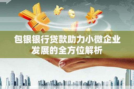 万载包银银行贷款助力小微企业发展的全方位解析 万载包银银行贷款助力小微企业发展的全方位解析