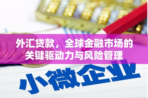 万载外汇贷款，全球金融市场的关键驱动力与风险管理