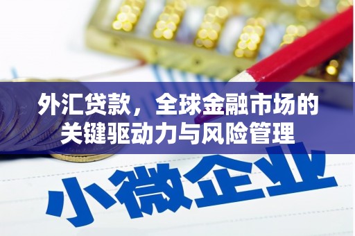 万载外汇贷款，全球金融市场的关键驱动力与风险管理