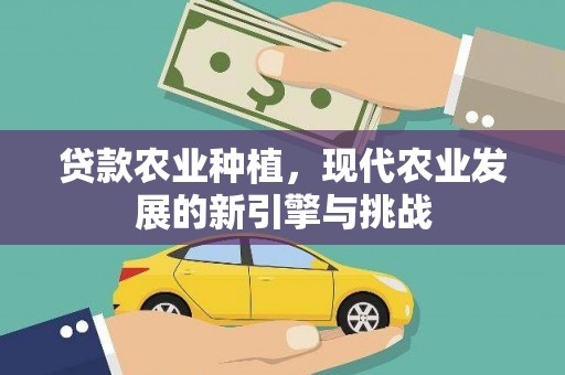 万载贷款农业种植，现代农业发展的新引擎与挑战