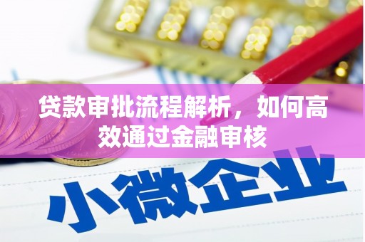 万载贷款审批流程解析，如何高效通过金融审核
