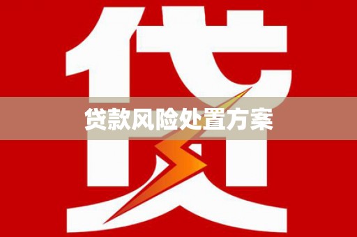 万载贷款风险处置方案