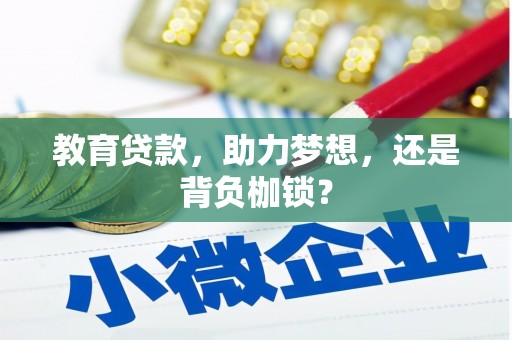 万载教育贷款，助力梦想，还是背负枷锁？