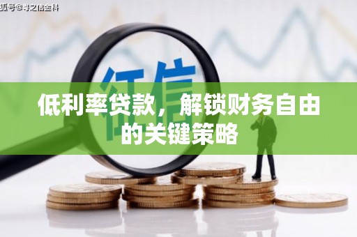 万载低利率贷款，解锁财务自由的关键策略