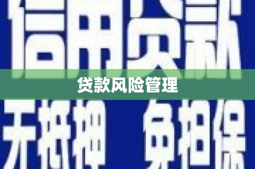 万载贷款风险管理