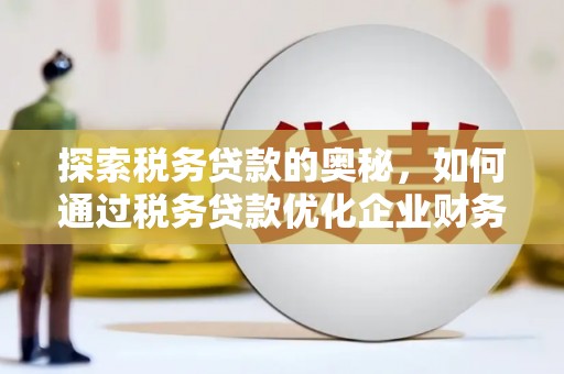 万载探索税务贷款的奥秘，如何通过税务贷款优化企业财务