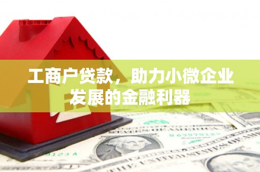 万载工商户贷款，助力小微企业发展的金融利器