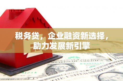 万载税务贷，企业融资新选择，助力发展新引擎