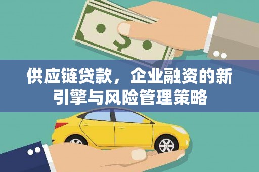万载供应链贷款，企业融资的新引擎与风险管理策略
