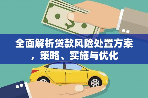 万载全面解析贷款风险处置方案，策略、实施与优化
