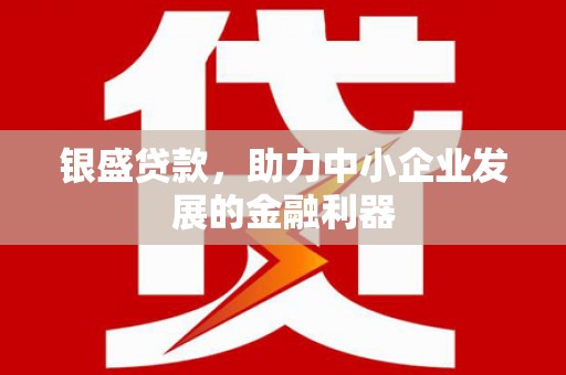 万载银盛贷款，助力中小企业发展的金融利器