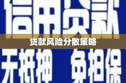 万载贷款风险分散策略