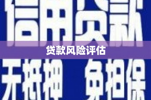 万载贷款风险评估