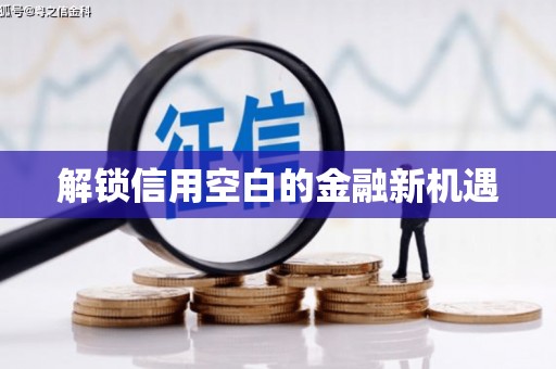 万载解锁信用空白的金融新机遇