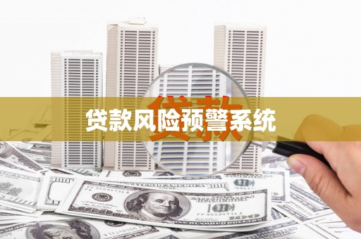万载贷款风险预警系统
