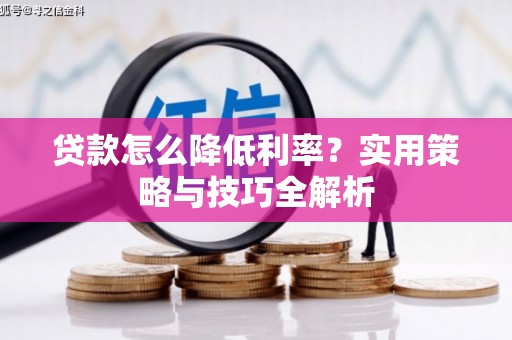 万载贷款怎么降低利率？实用策略与技巧全解析